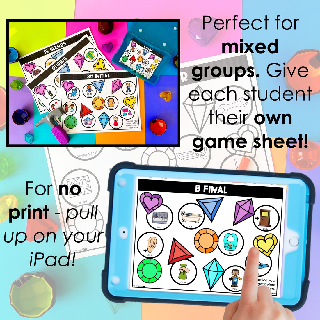 Rock n Gem Toy Companion for speech therapy – image 3