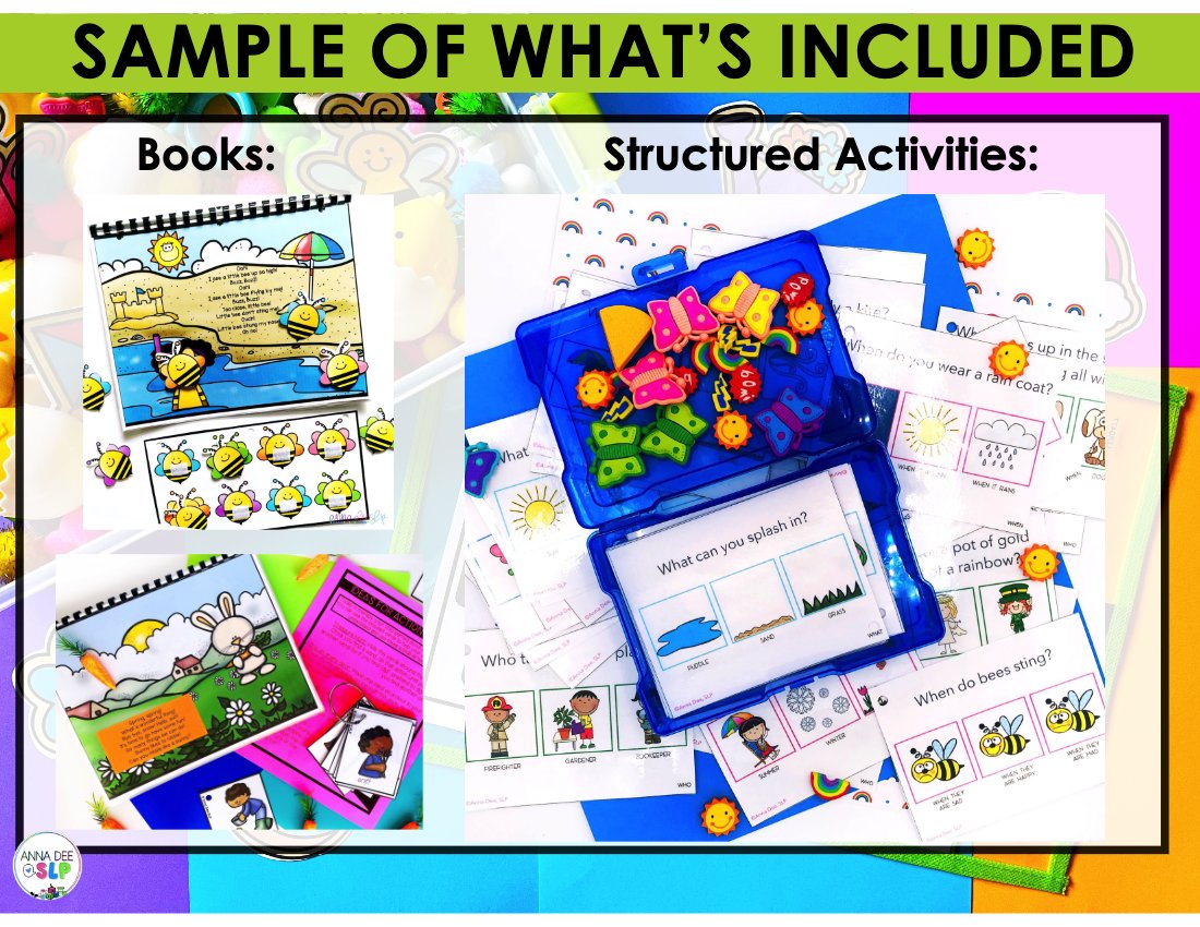 Spring Activities Bundle for speech therapy preview page 6
