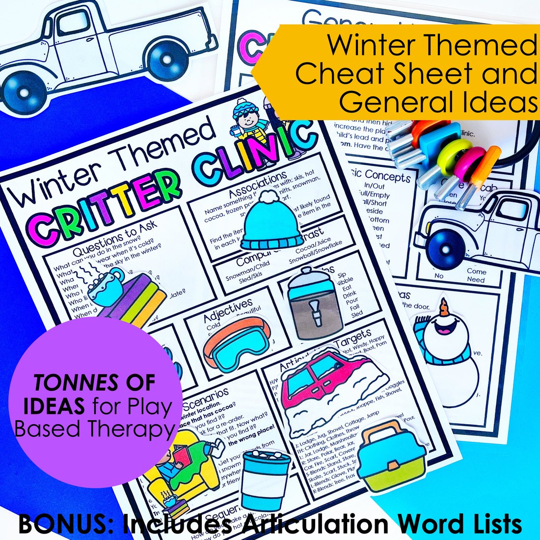 Winter Critter Clinic speech therapy toy companion – image 4