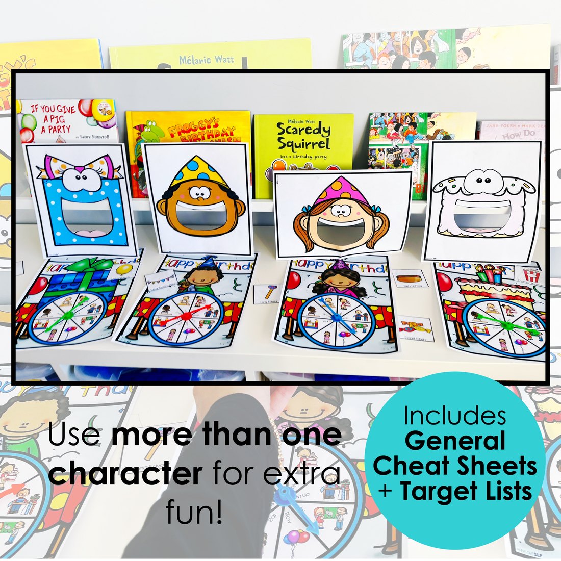 Birthday Interactive Feeding Game for speech therapy – image 4