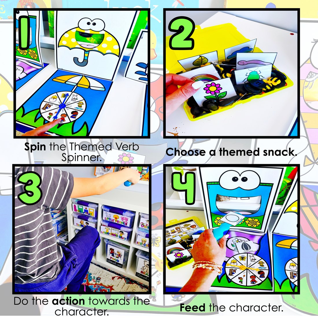 Spring Interactive Feeding Game for speech therapy – image 2