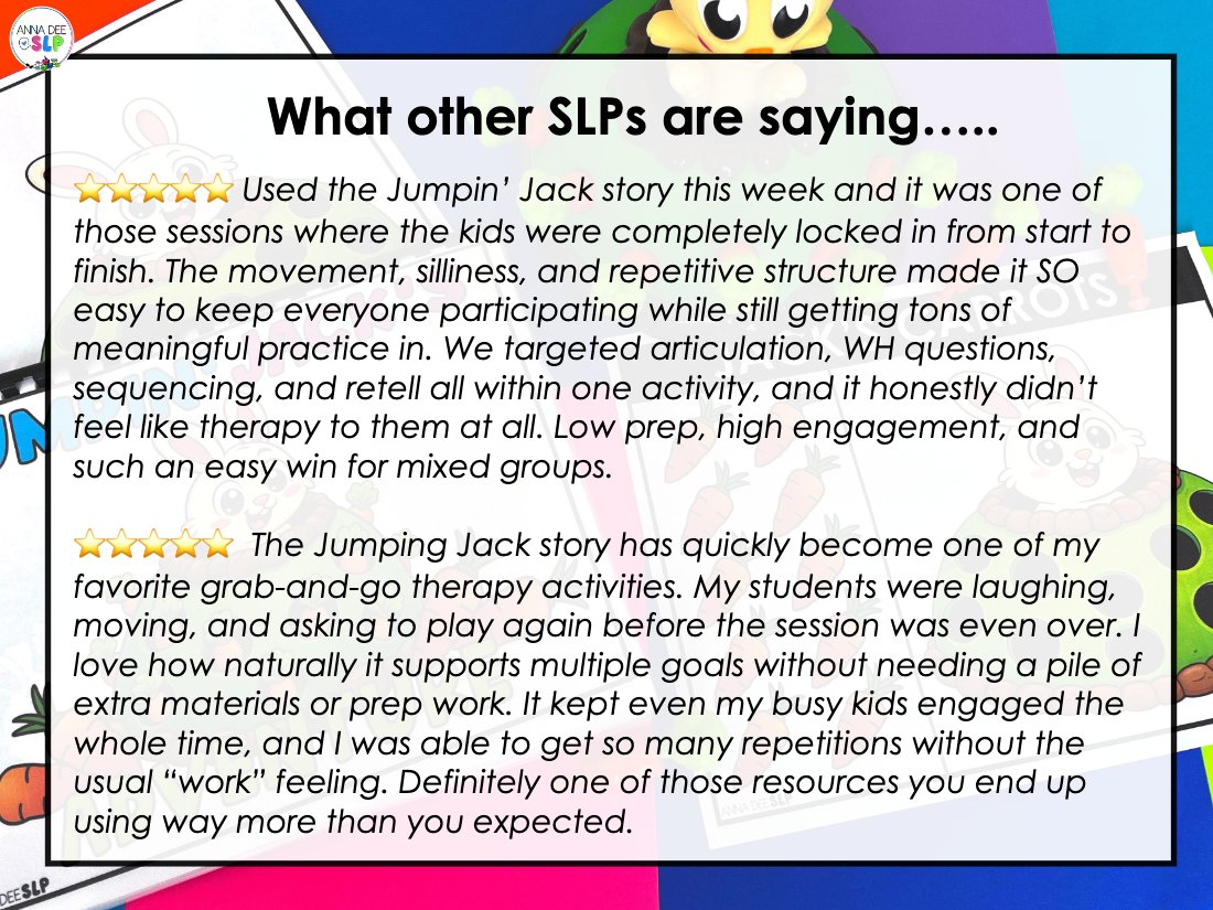 Jumpin' Jack Interactive Story for speech therapy preview page 6