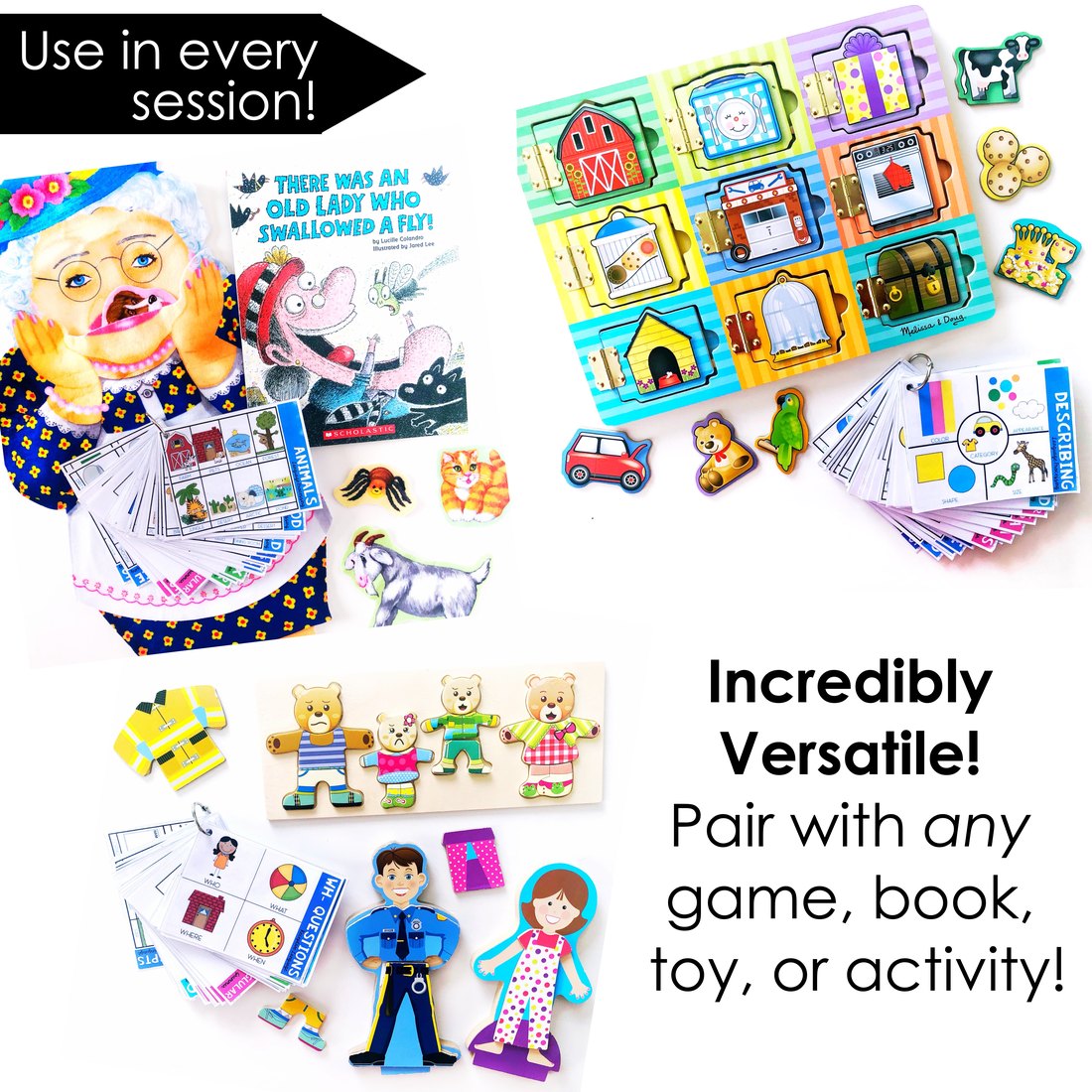 Preschool Behavior and Language Visuals for speech therapy – image 4