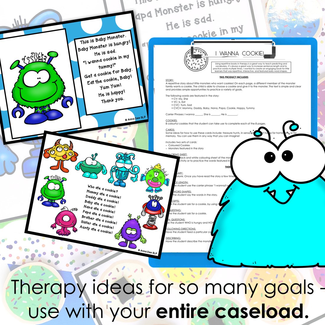 Apraxia Interactive Book CVCV for speech therapy – image 4