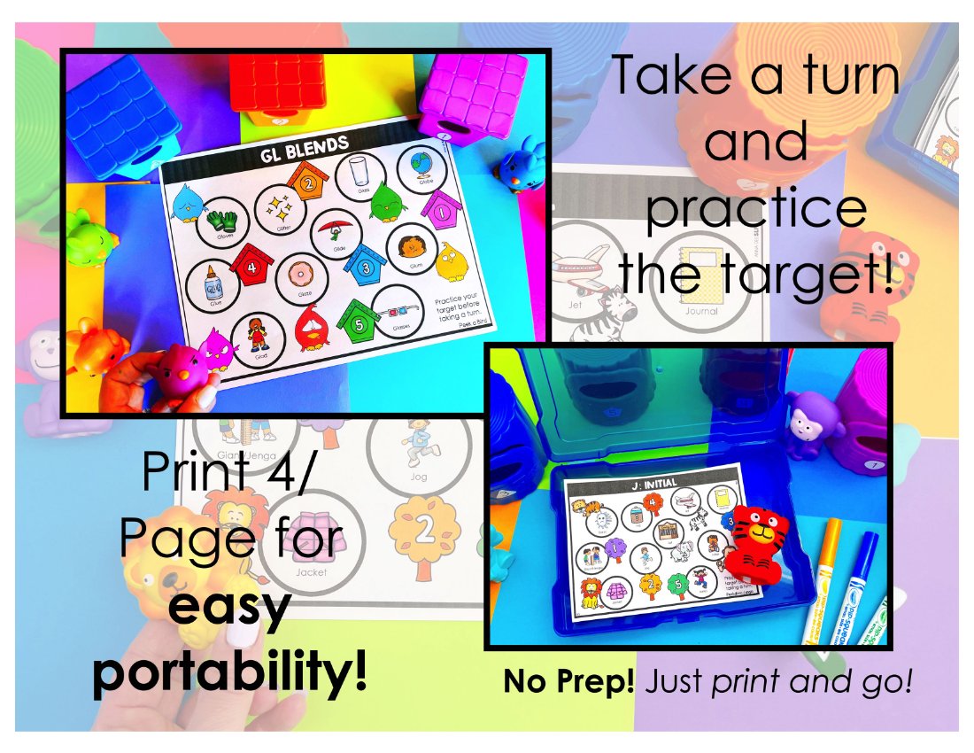 Toy Companion Worksheets Bundle 2.0 for speech therapy preview page 2