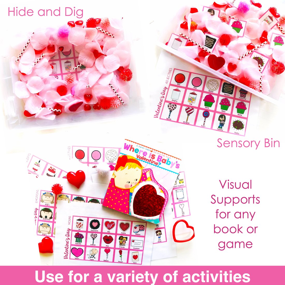 Valentine's Day Visual Supports for speech therapy – image 2