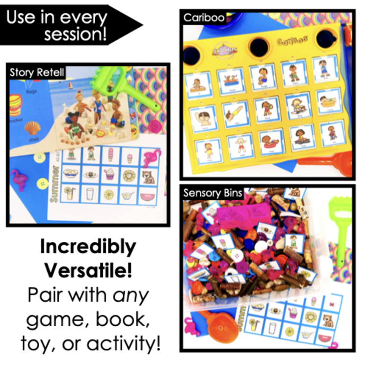 Summer Visual Supports for speech therapy – image 3