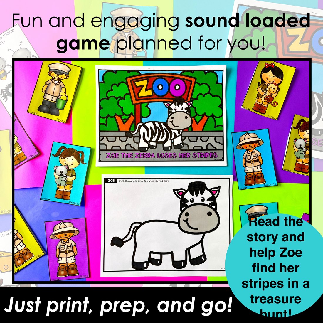 Z Articulation Story and Activity for speech therapy – image 2
