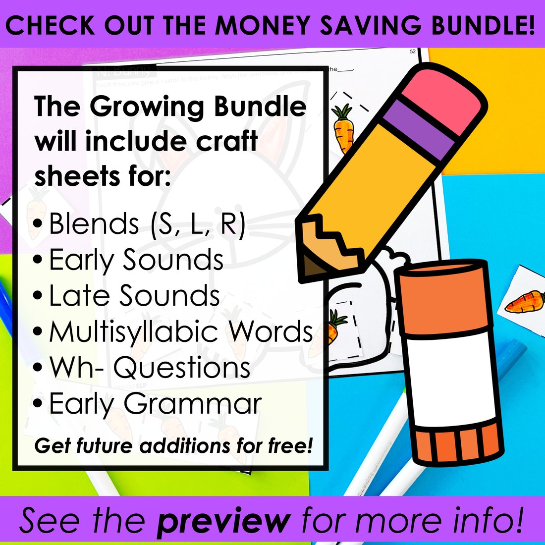 Early Sounds Craft Sheets for speech therapy – image 4