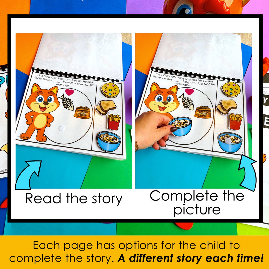 Picky Kitty Interactive Story for speech therapy – image 3