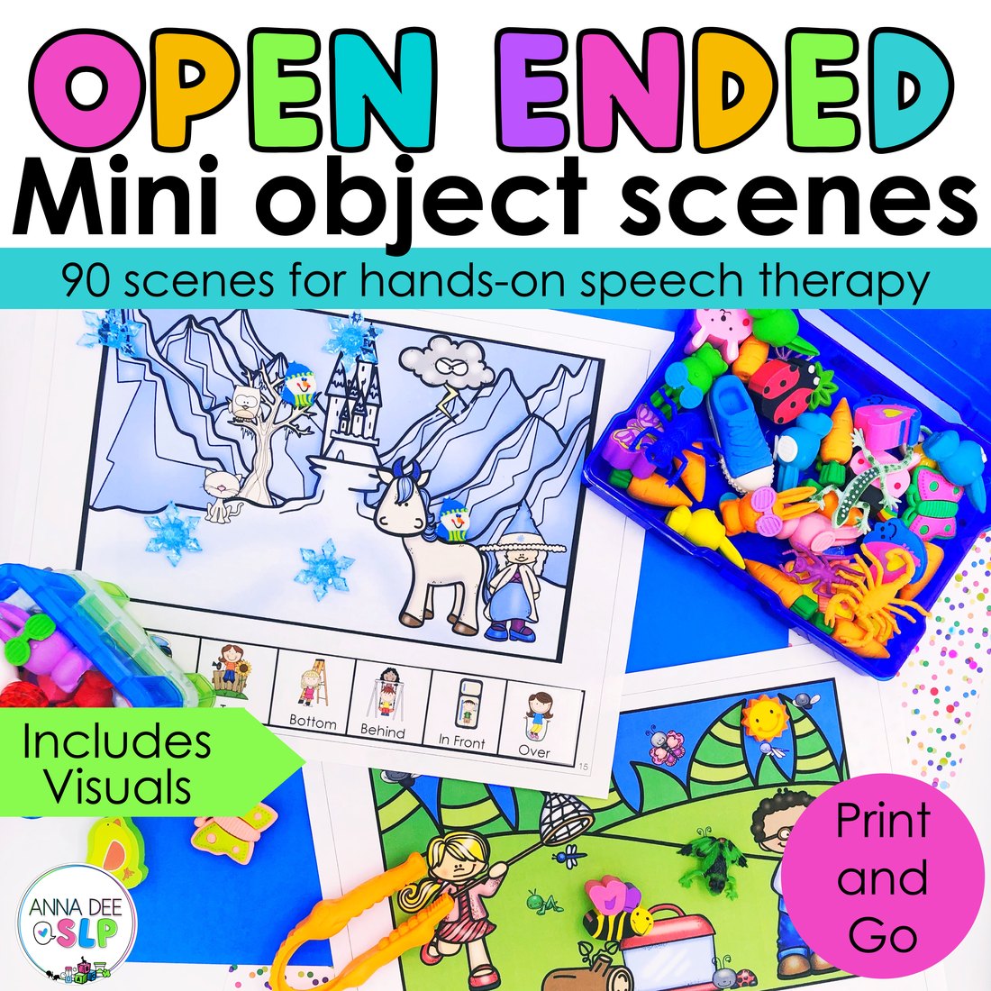 Interactive Mini Object Scenes for speech therapy