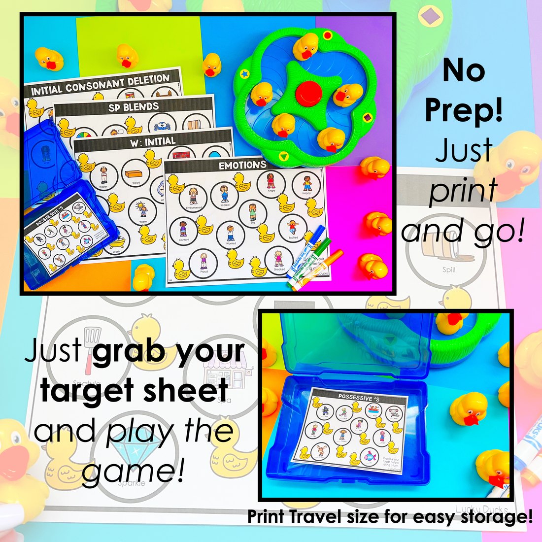 Lucky Ducks game companion for speech therapy – image 2