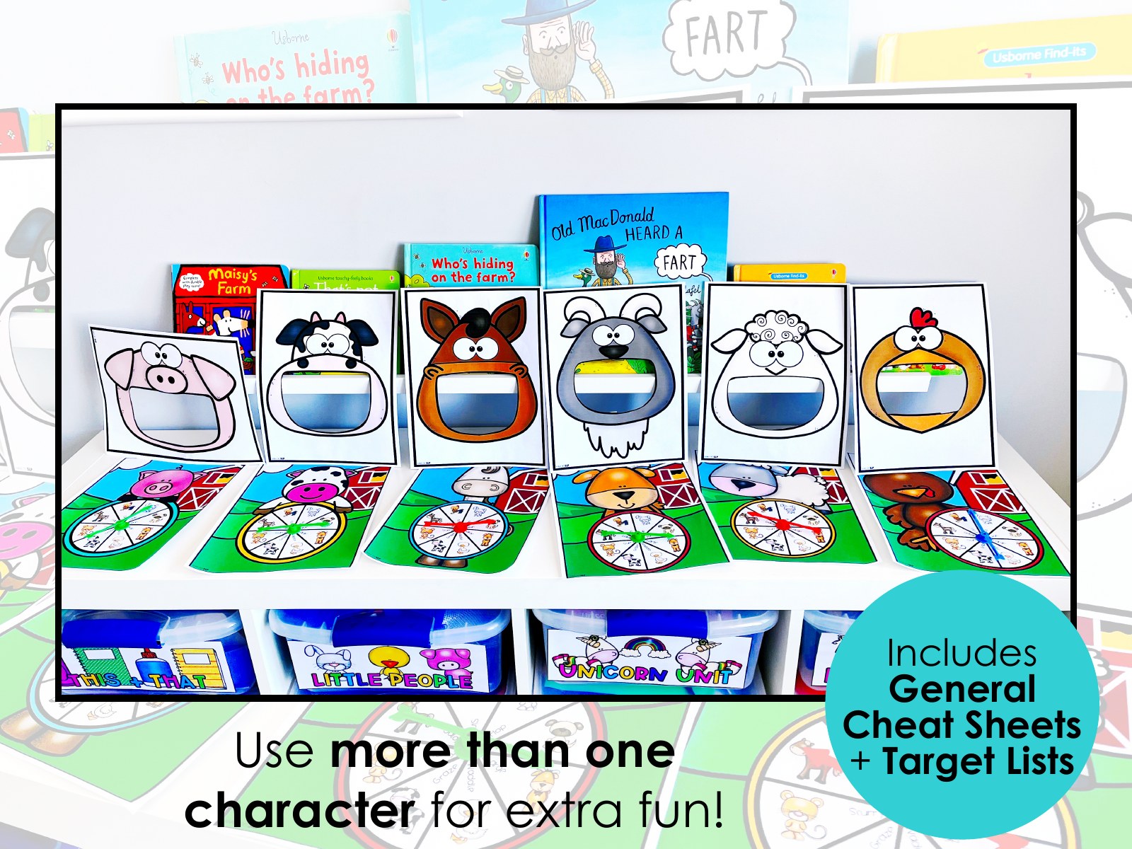 Farm Interactive Feeding Game for speech therapy preview page 4