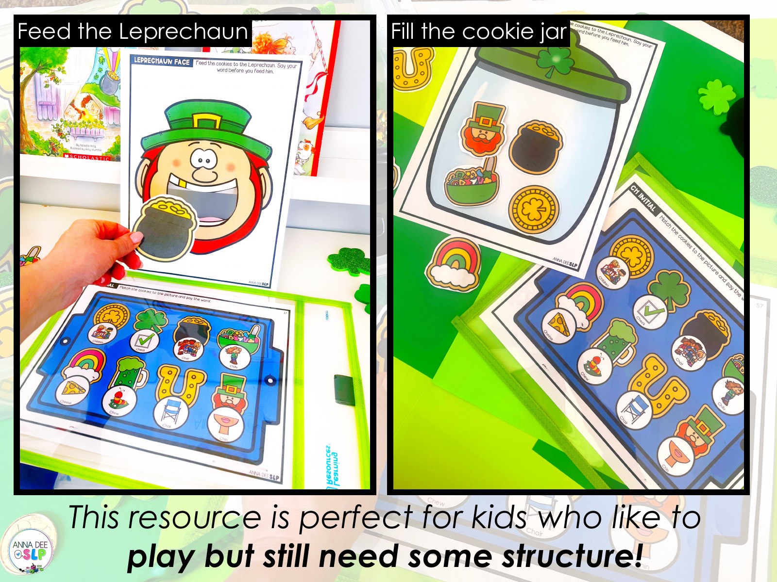 St. Patrick's Day say and play activity for speech therapy preview page 5
