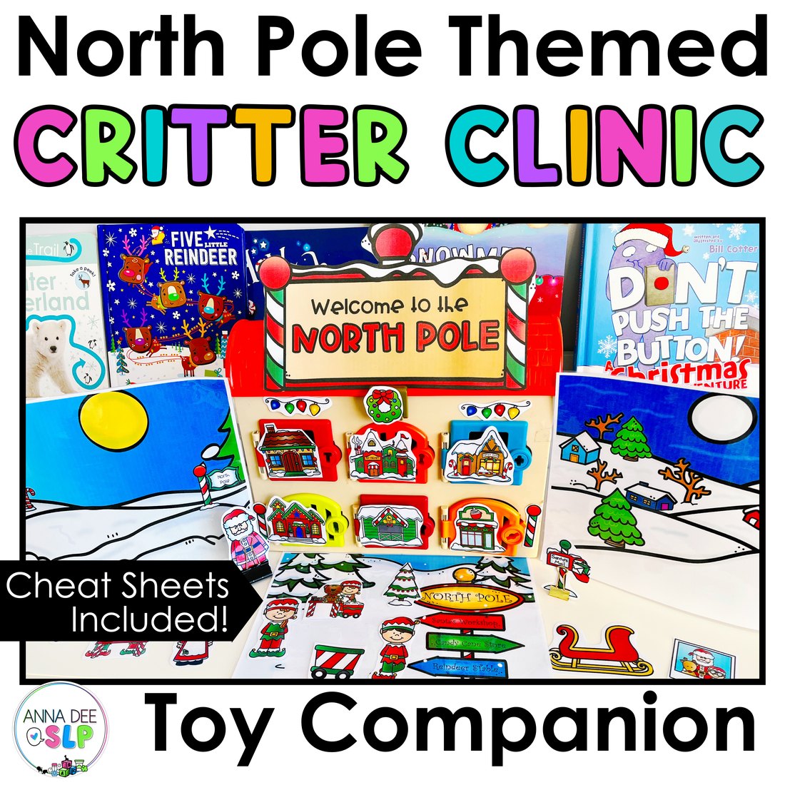 North Pole Critter Clinic speech therapy toy companion