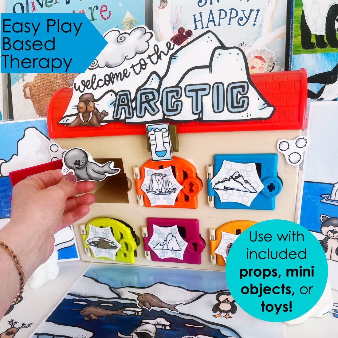 Arctic Animals Critter Clinic speech therapy toy companion – image 3