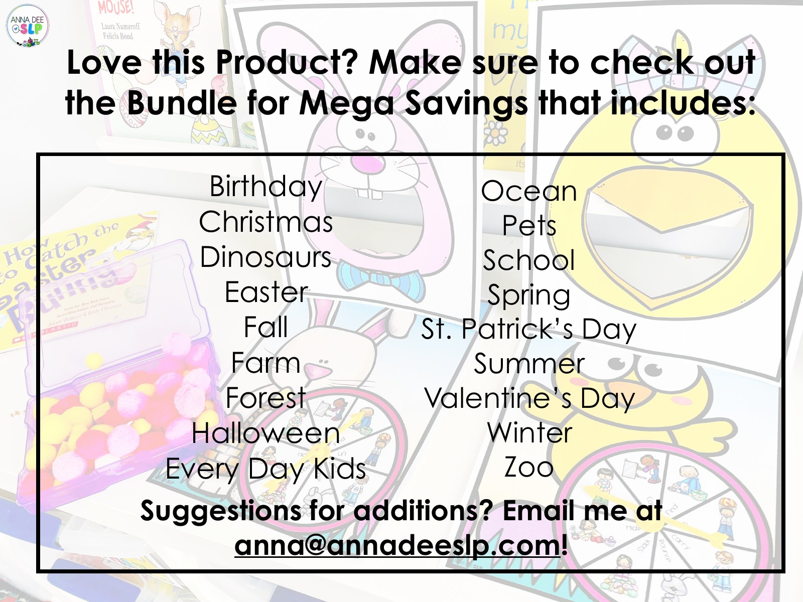 Easter Interactive Feeding Game for speech therapy preview page 8