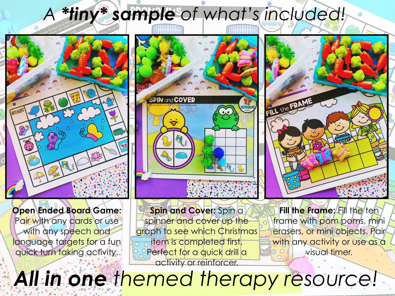 Spring Activities and Worksheets for speech therapy preview page 7