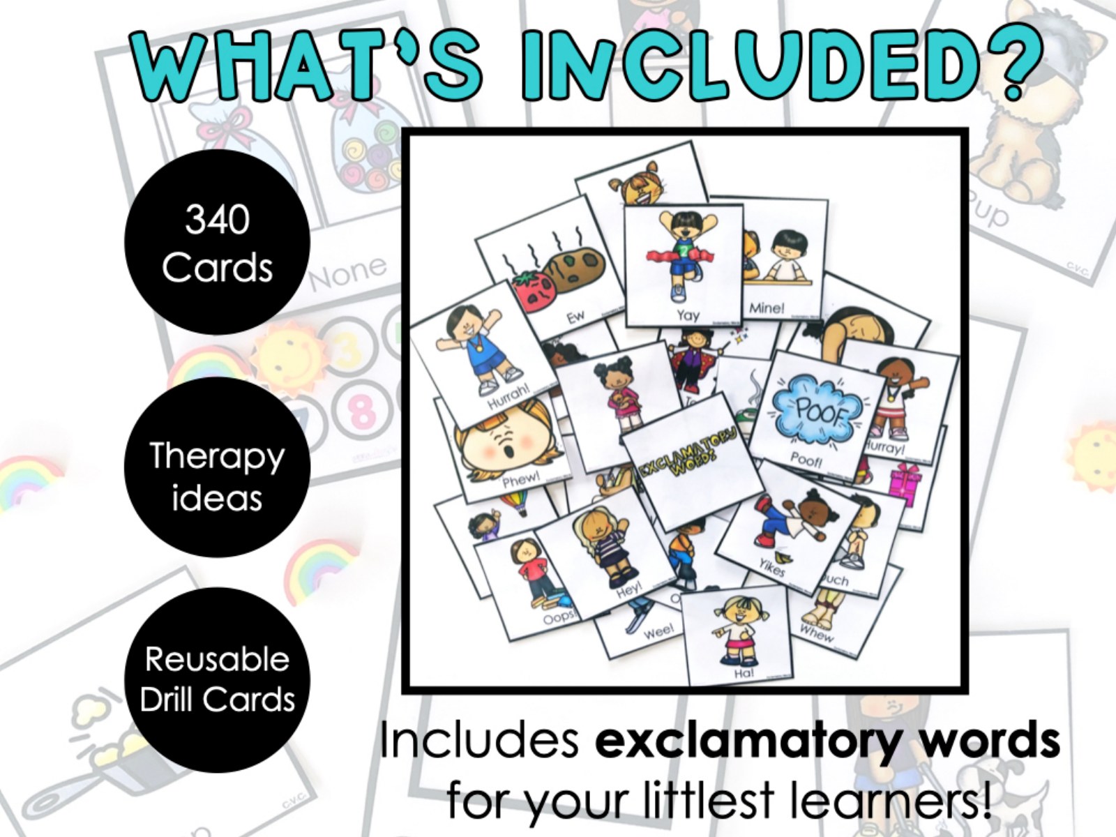 Apraxia Early Word Shapes Drill Cards for speech therapy preview page 5
