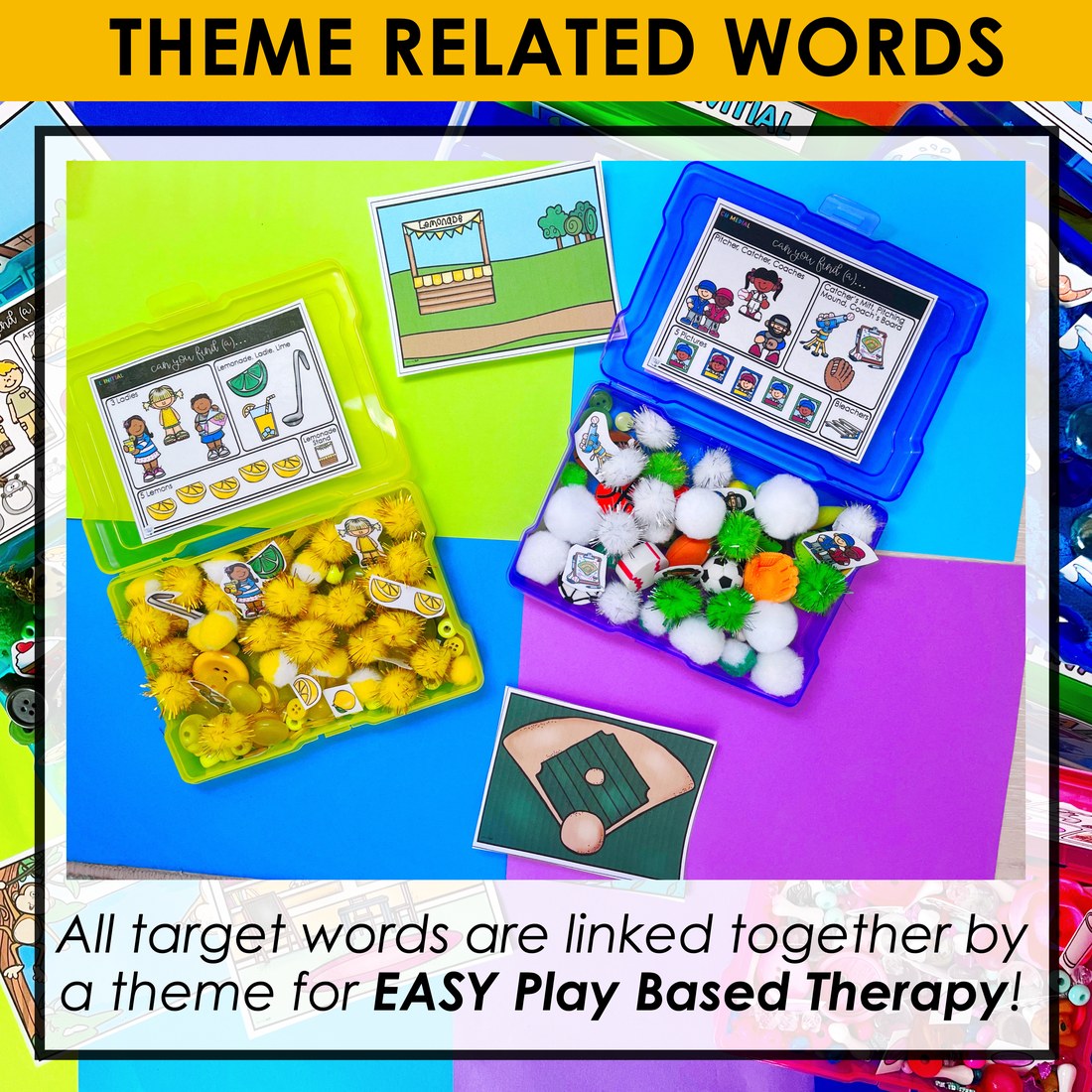 Late Sounds Articulation Sensory Bins for speech therapy – image 2