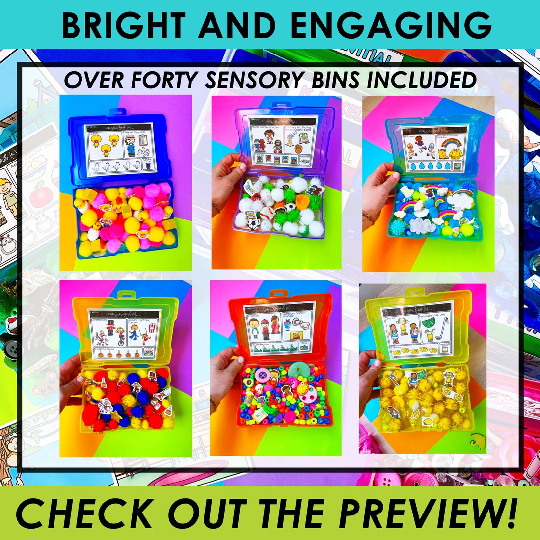 Late Sounds Articulation Sensory Bins for speech therapy – image 4