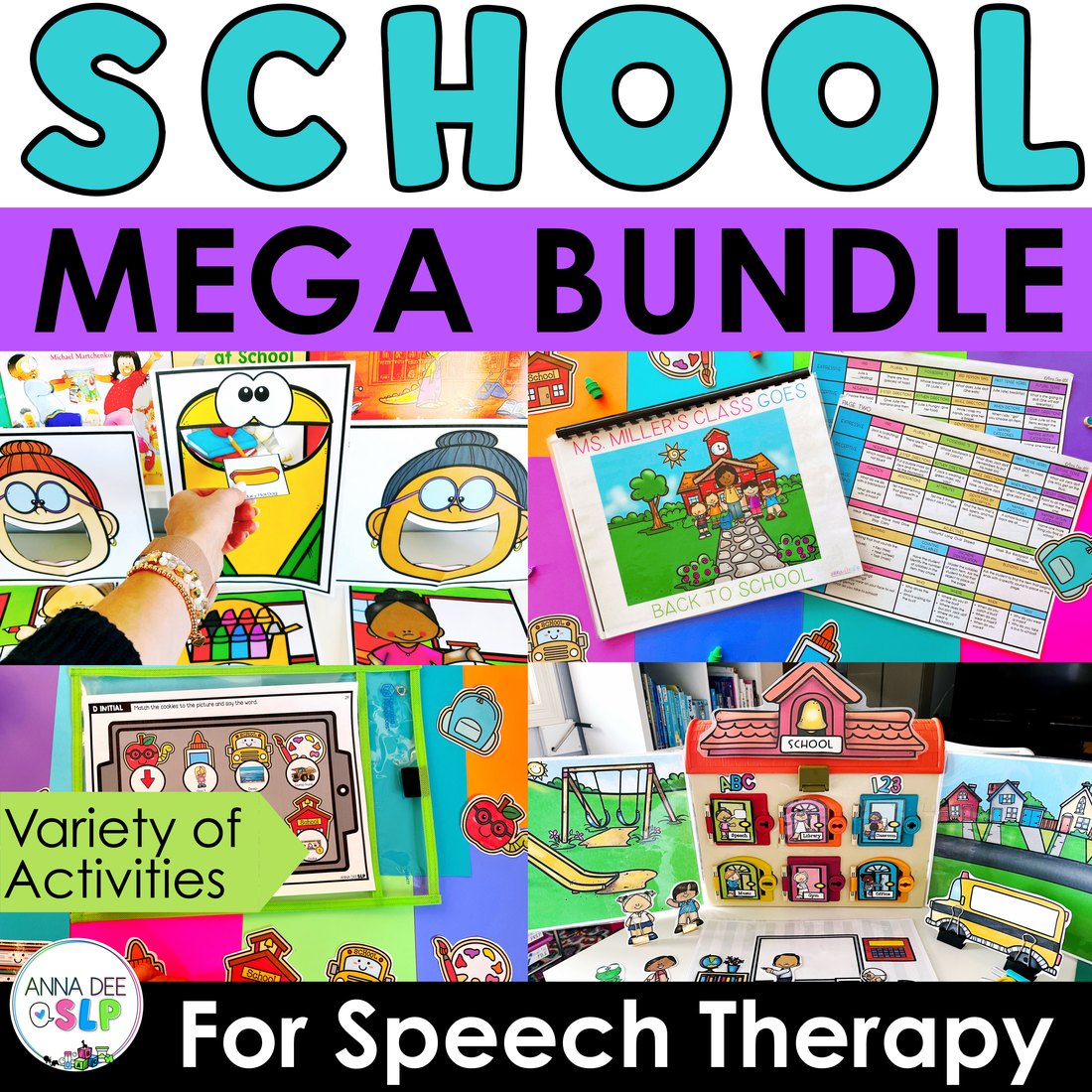 Back to School Bundle for speech therapy
