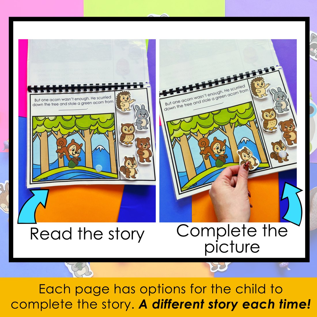 Sneaky Snacky Squirrel Interactive Story for speech therapy – image 3