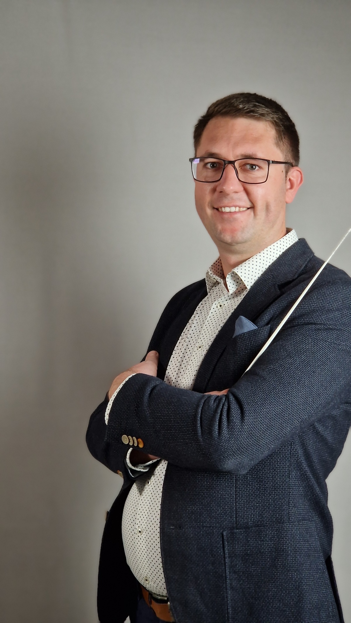 Marc Markus Pazer mit Taktstock