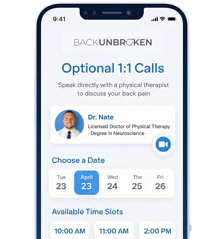 Optional 1:1 calls