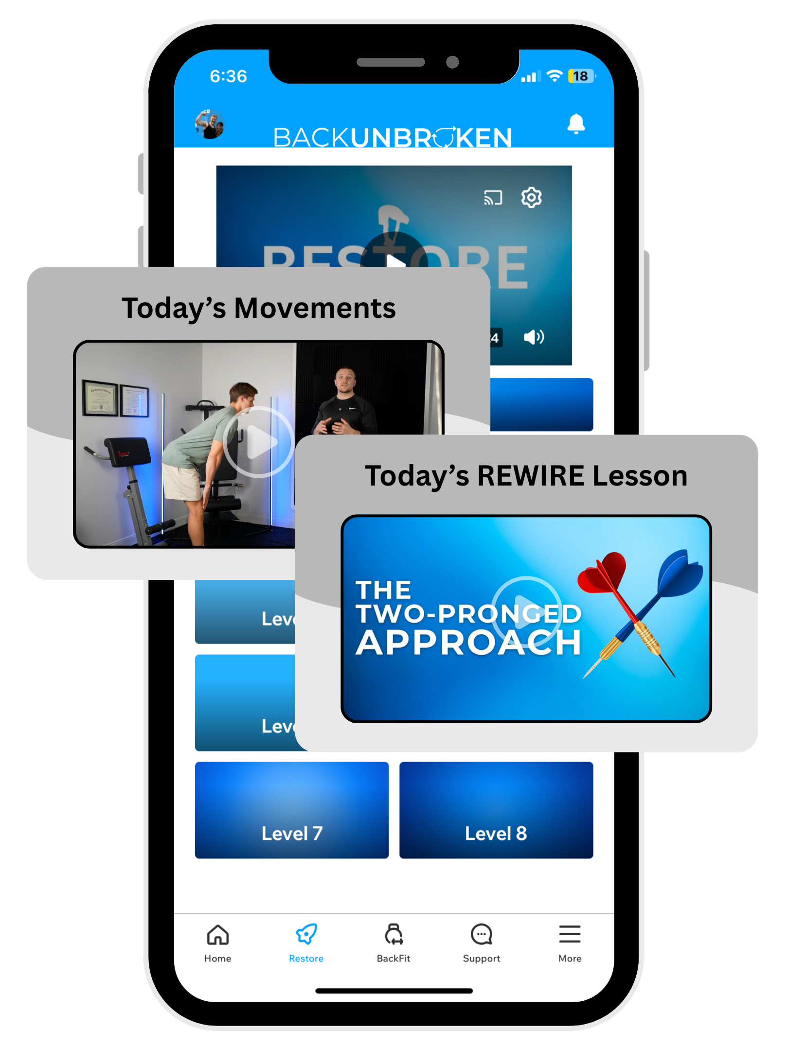 Guided movement lessons