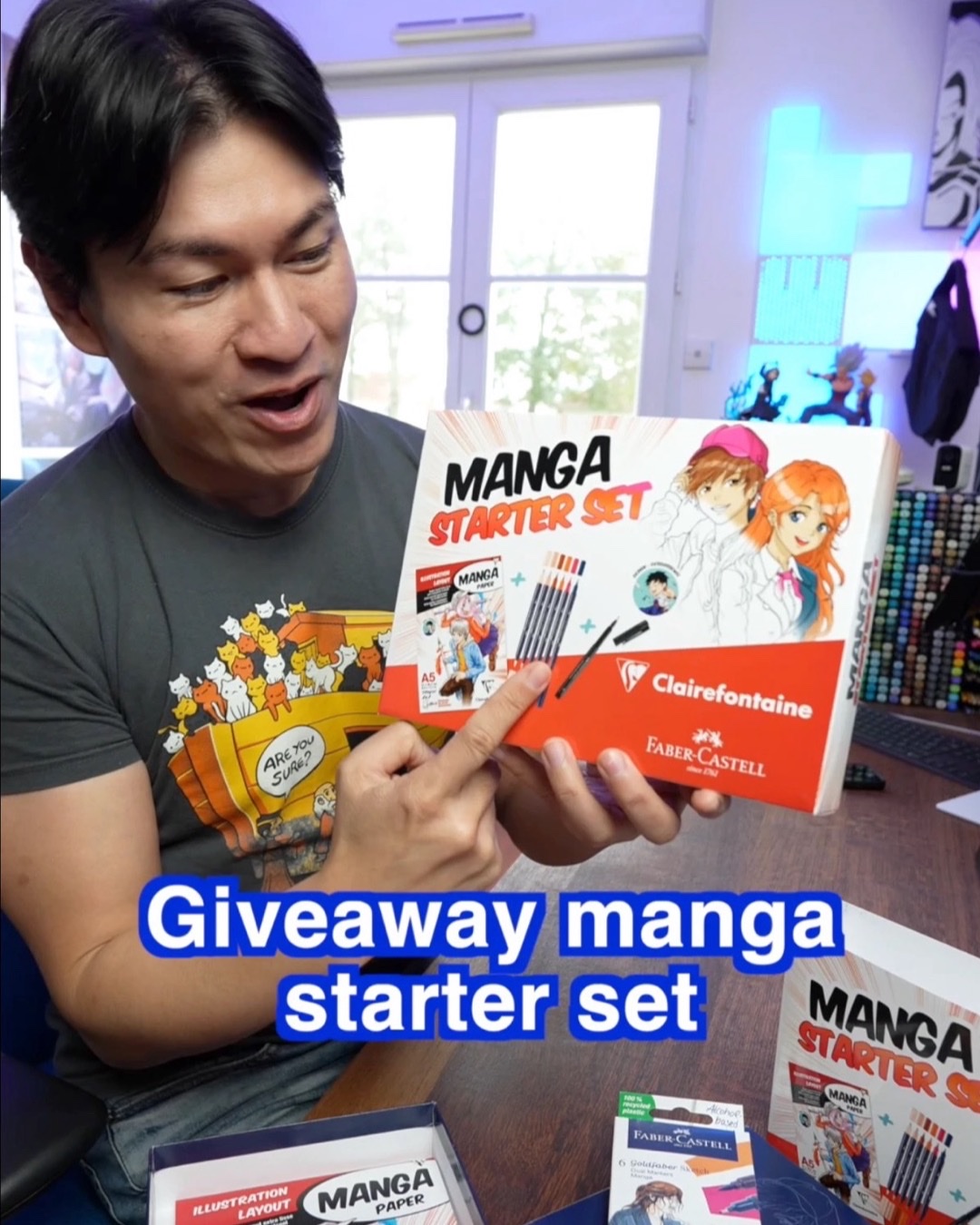 Kit « Manga Starter Set » Clairefontaine × Faber-Castell, offert en giveaway