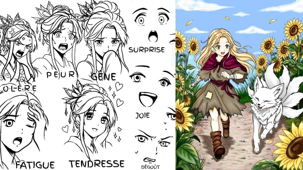 Avant / après : progression d'un élève du Manga Dōjō