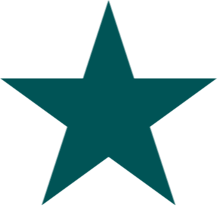dark green star
