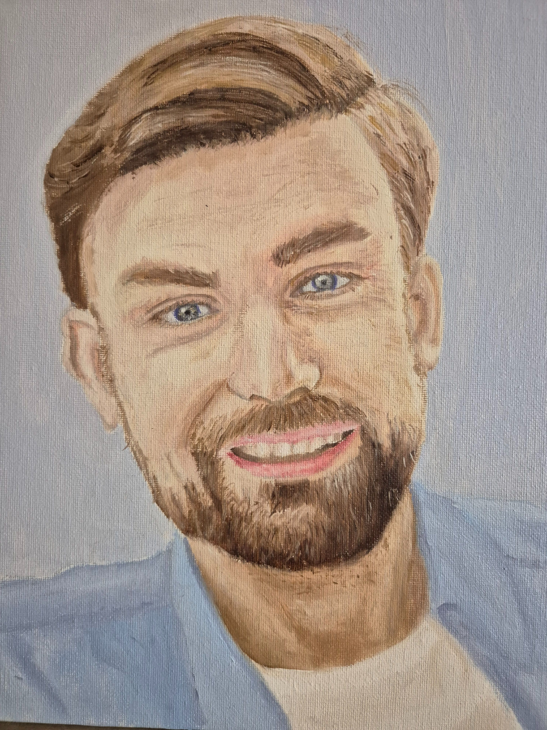 peinture portrait homme realiste progression eleve