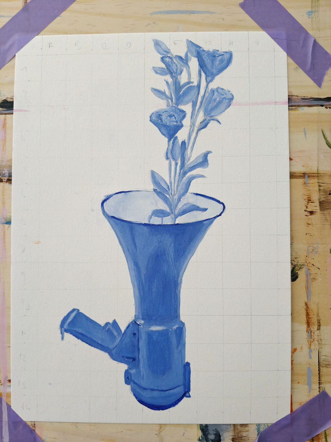 peinture huile cours nature morte eleve