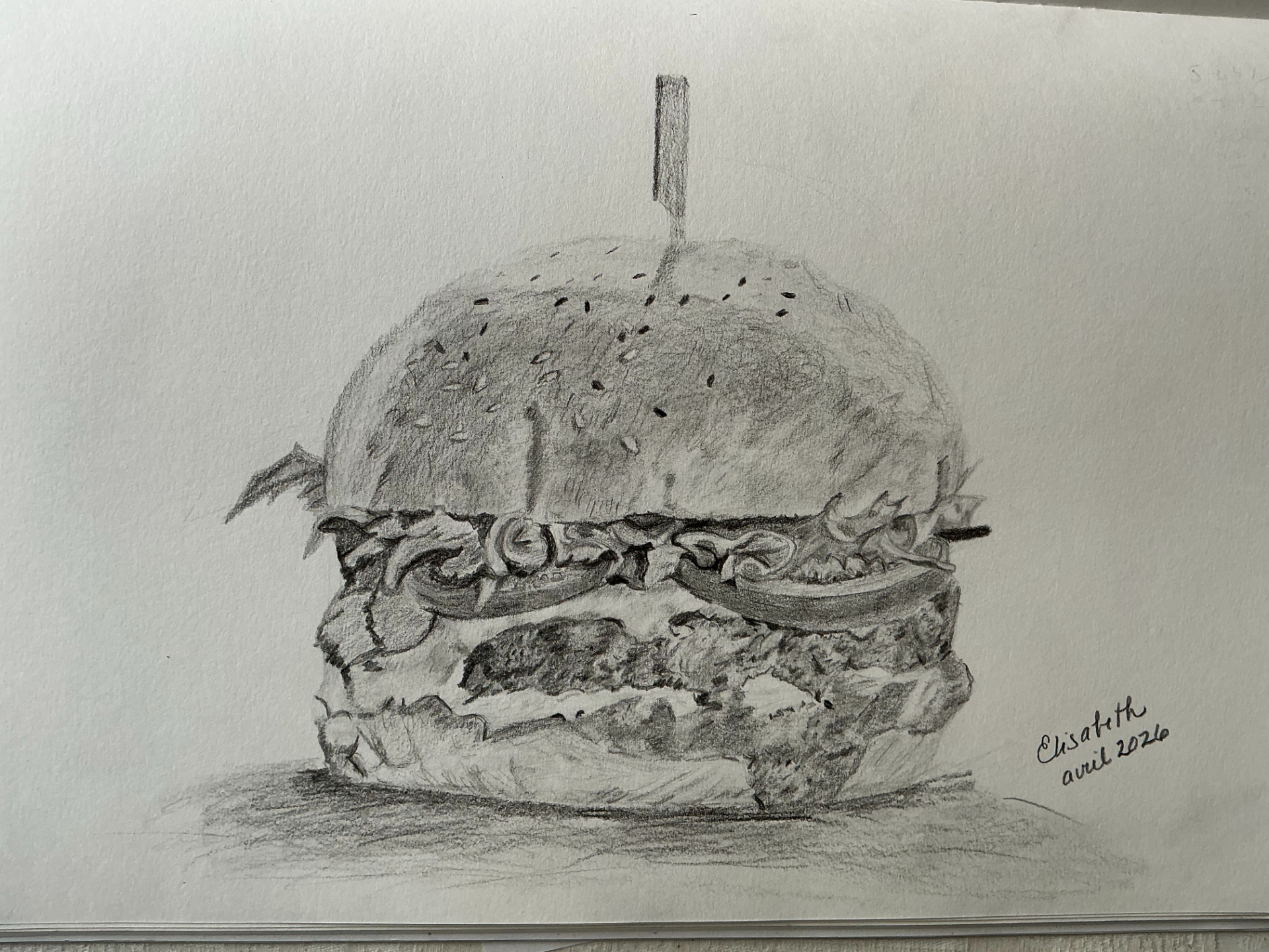 dessin nature morte travail texture