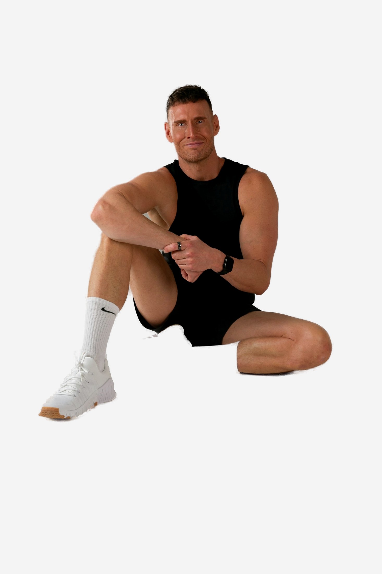 Luke Hines seated
