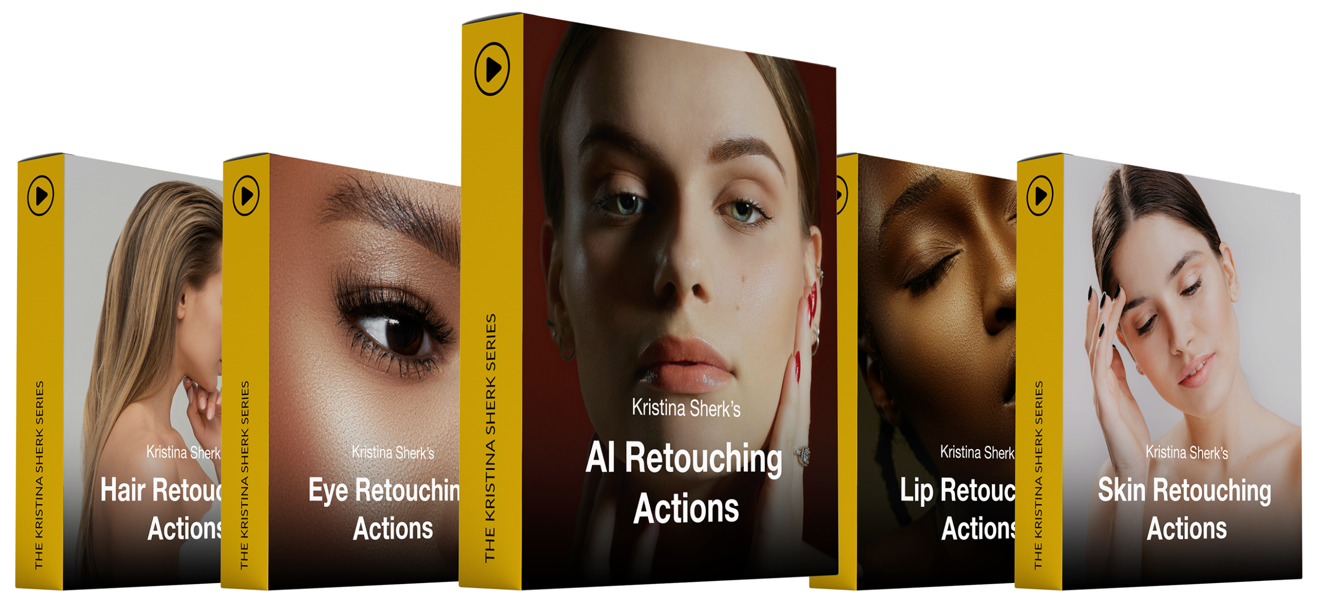 Signature Photoshop Beauty Brushes product bundle for portrait retouching
