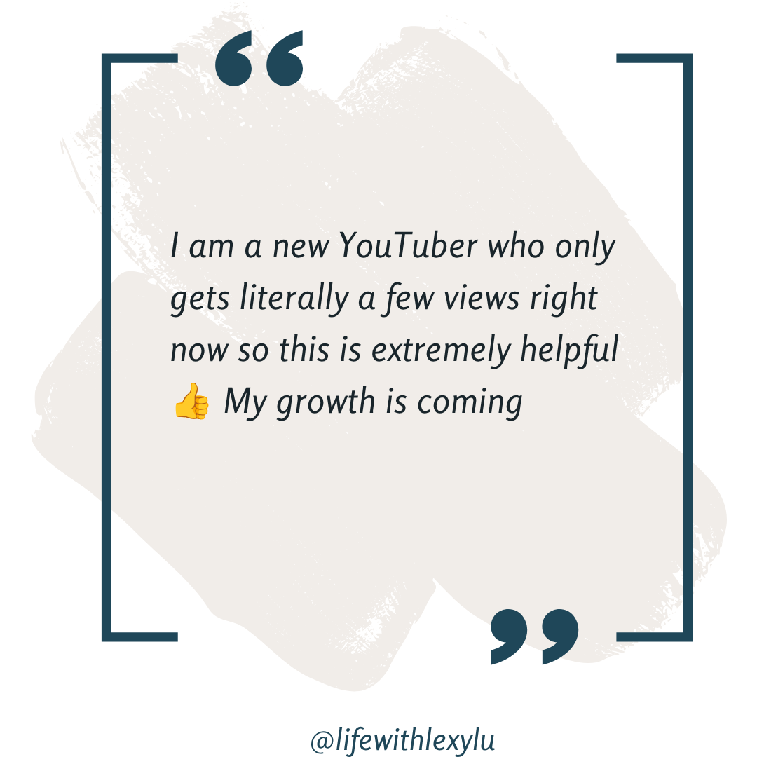 Student testimonial
