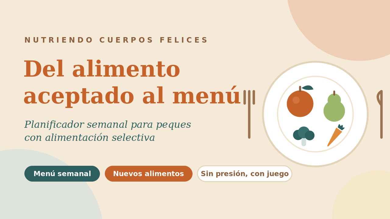 Captura del Planificador de menús
