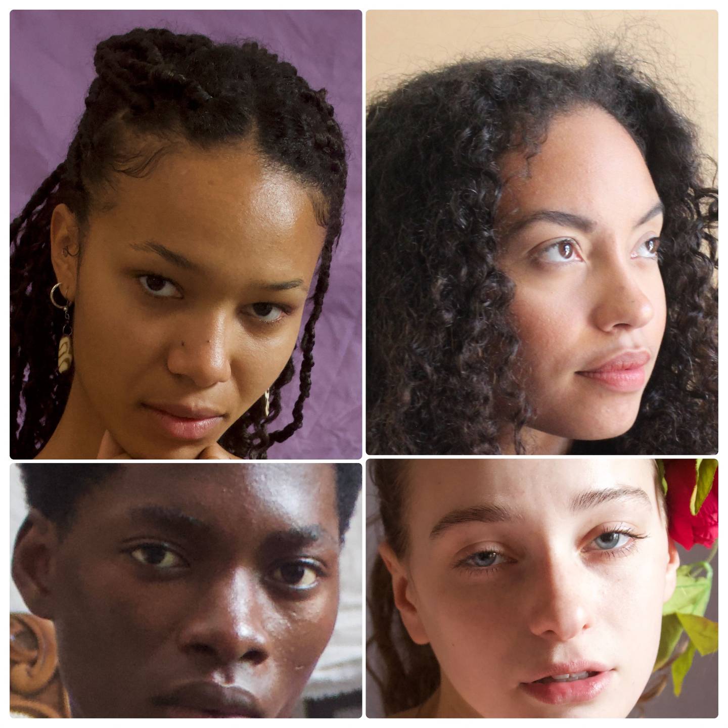 Portrait detail — the colour range inside a single face