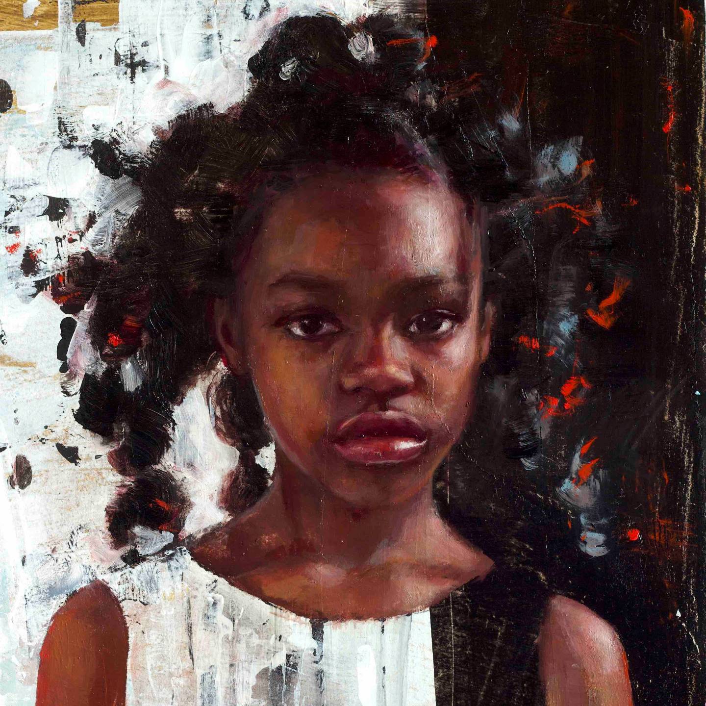 Portrait detail - nose and cheek