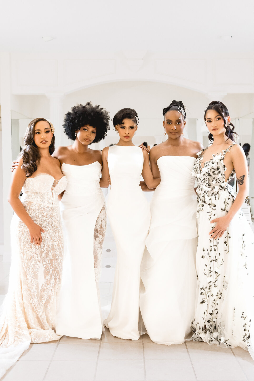 Model brides at the Hustler Shootout
