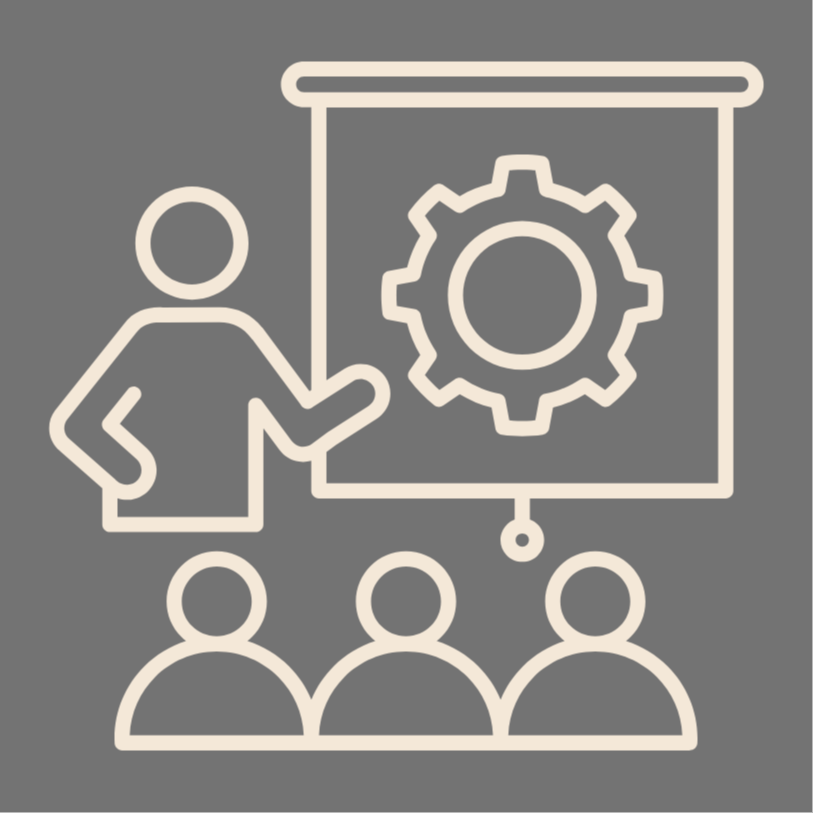 icon of person presenting