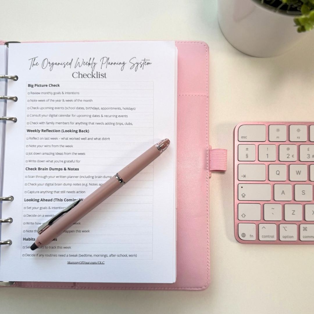 A simple routine checklist in use