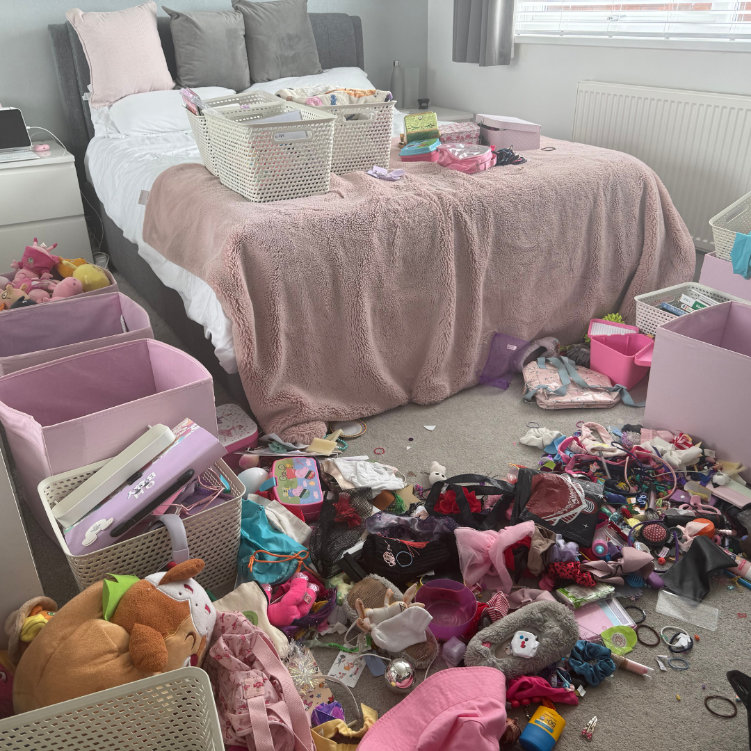 A real messy bedroom