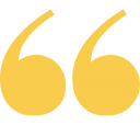 It is a stylized quotation mark