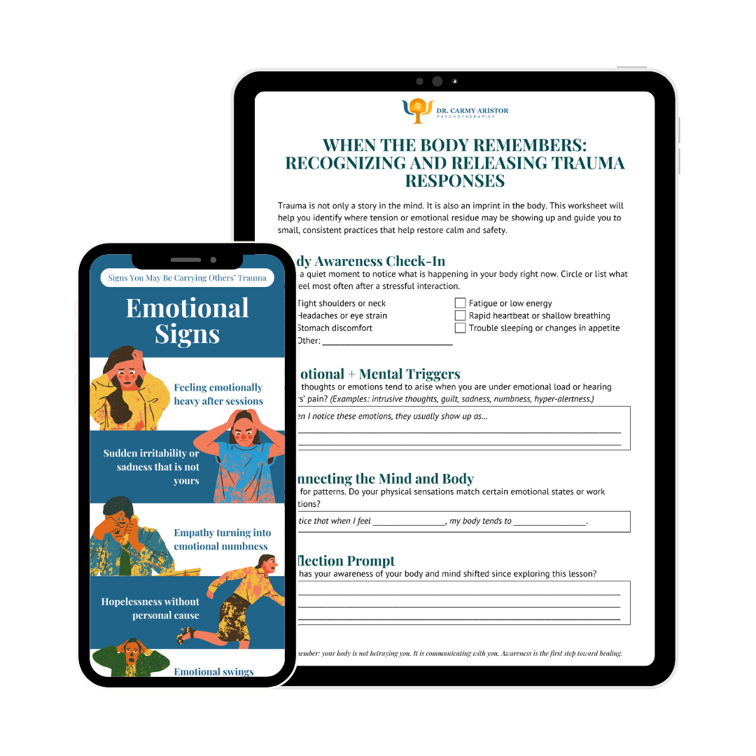 Emotional Signs Worksheet Mockup Asset