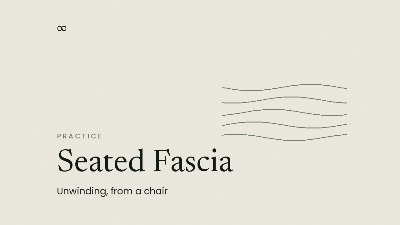 Seated Fascia Release