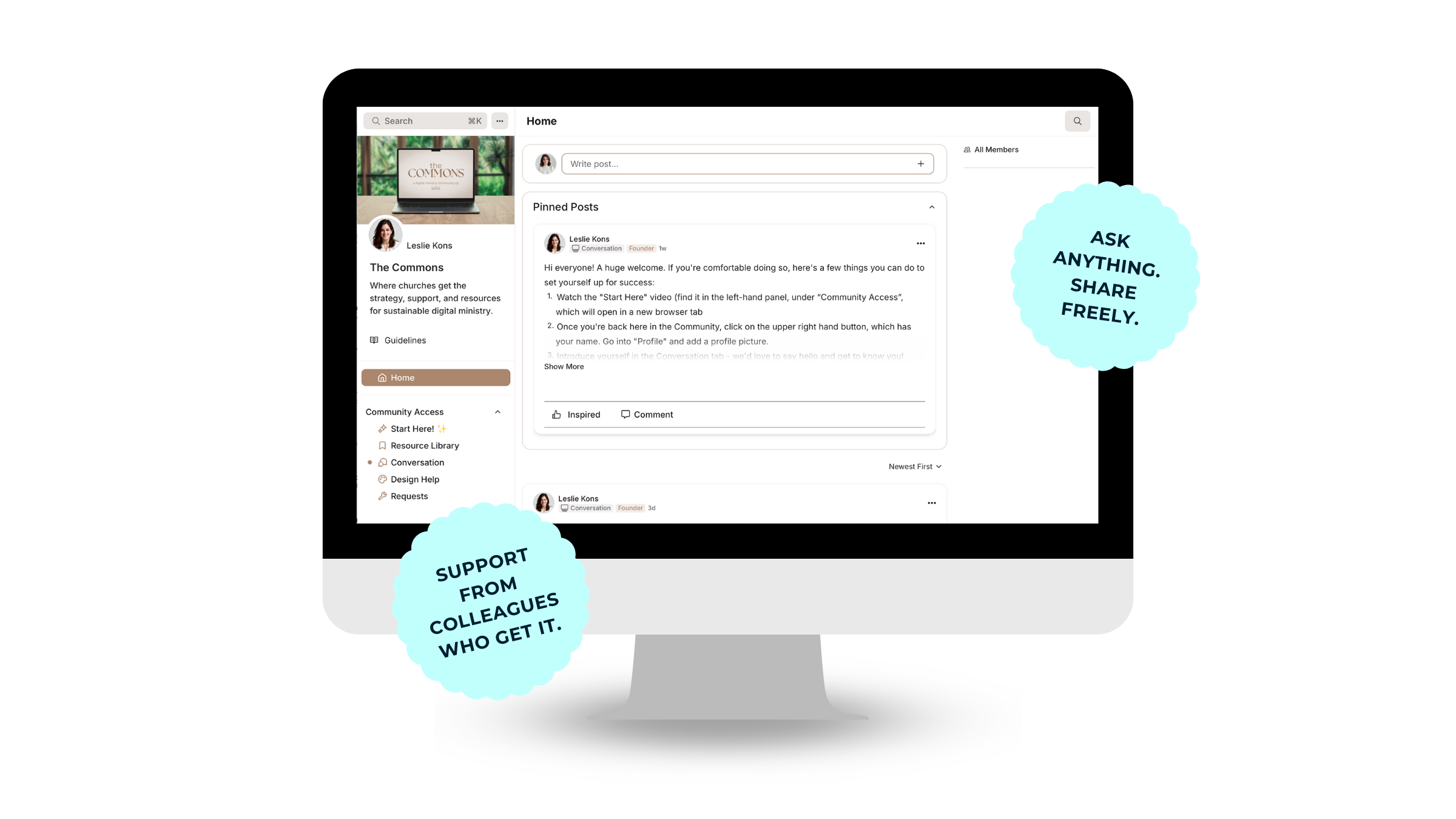 The Commons community discussion feed